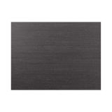 DropTop desktop finish swatch in Obsidian Oak, a near-black charcoal oak with fine grain.
