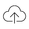 Icon for uploading your own artwork.