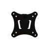 Tilt monitor mount, a black VESA plate that tilts.